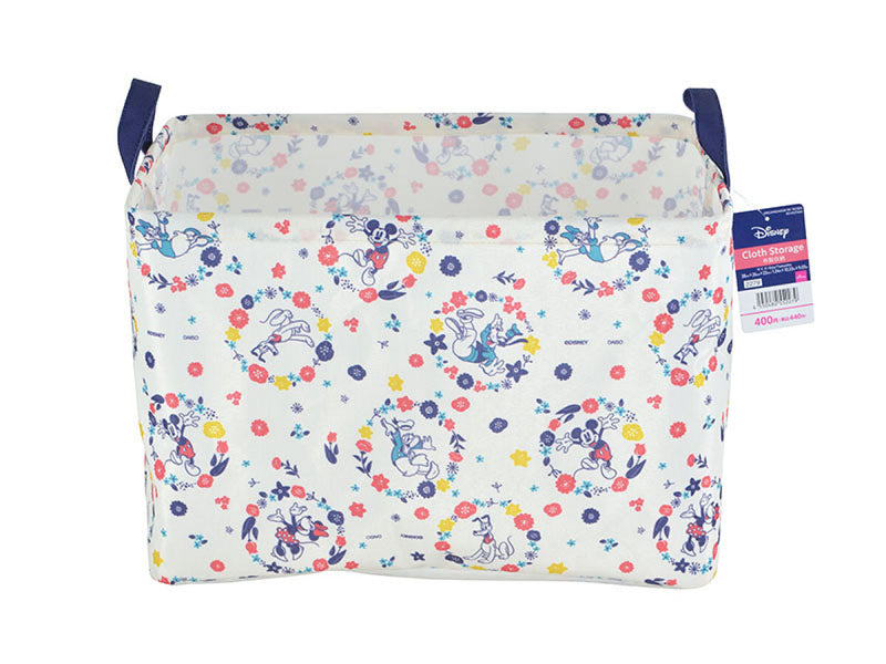 布製収納、コーティング加工（ミッキー＆フレンズ）FW38cm