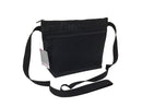ポケット付ショルダーバッグ（内側アルミシート付、ブラック）
