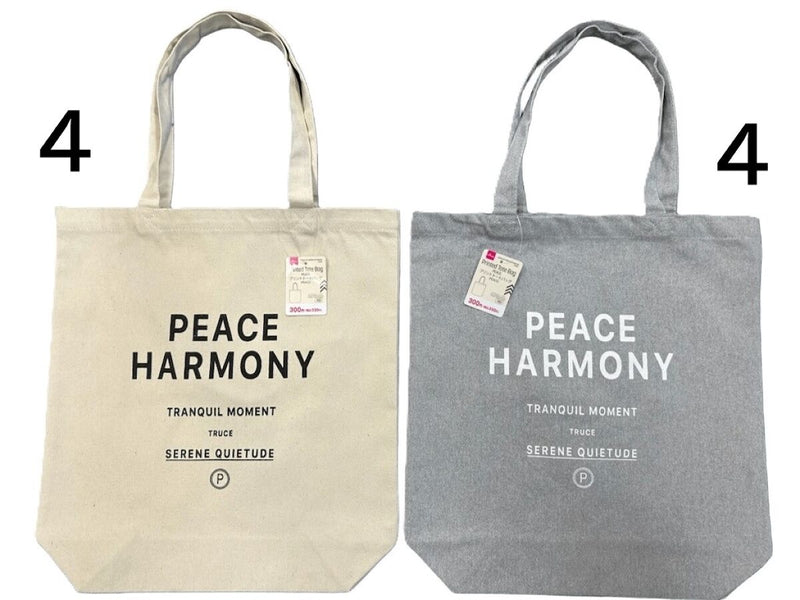 プリントトートバッグ（ＰＥＡＣＥ）