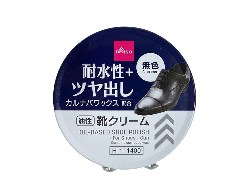 油性靴クリーム（缶、無色）４０ｍＬ