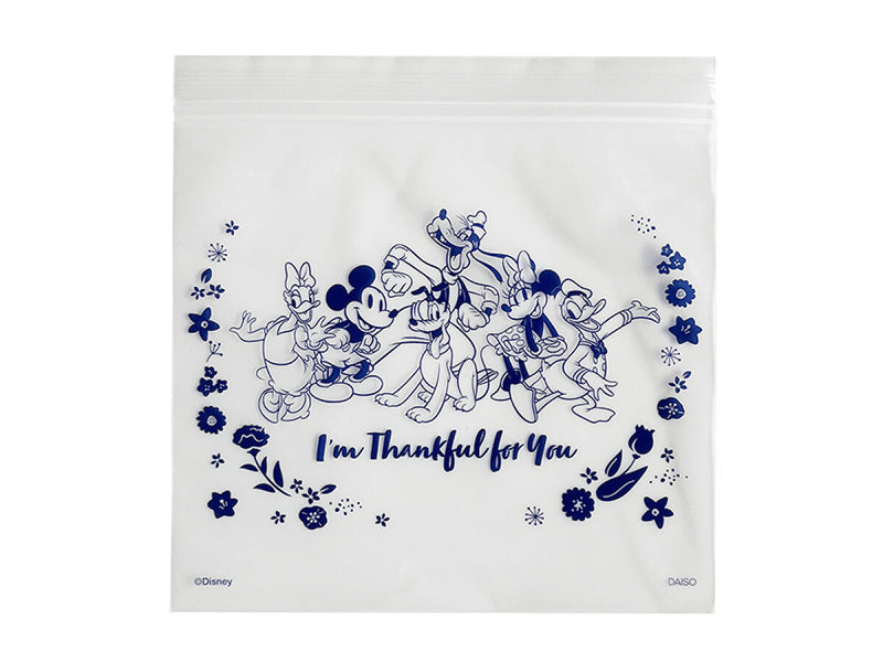 Ｗチャックフリーザーバッグ、１２枚（ミッキー＆フレンズ）ＦＷ１６０ｍｍ×１４０ｍｍ