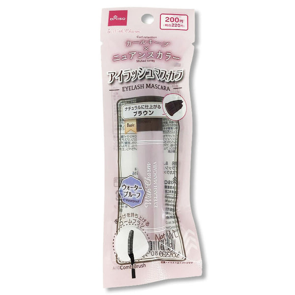 ＆．WithCharm アイラッシュマスカラ ブラウン -100均 通販