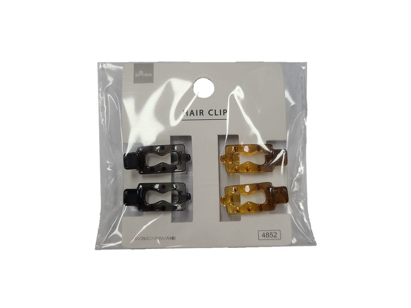 シンプルミニヘアクリップ（４個）