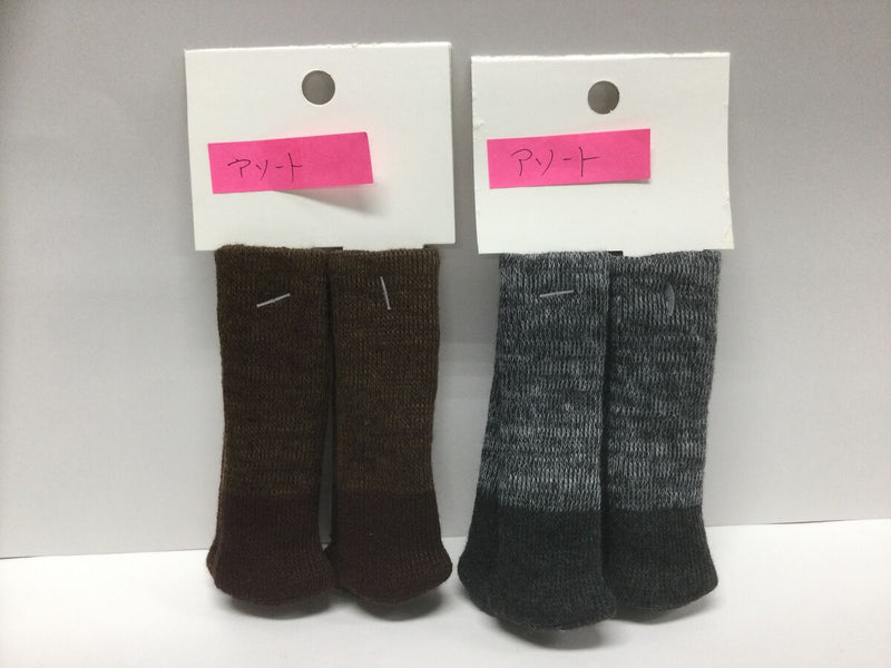 イス脚ソックス（スリムタイプ、バイカラー）