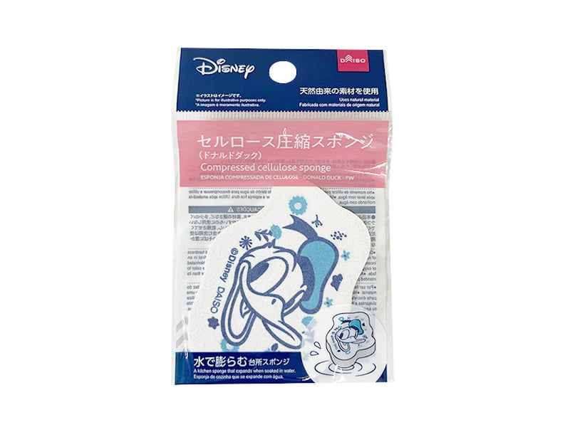 セルロース圧縮スポンジ（ドナルドダック）ＦＷ