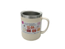 三層構造吸熱マグカップ（ベージュ）３４０ｍＬ