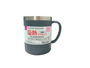 三層構造吸熱マグカップ（３４０ｍＬ、グレー）