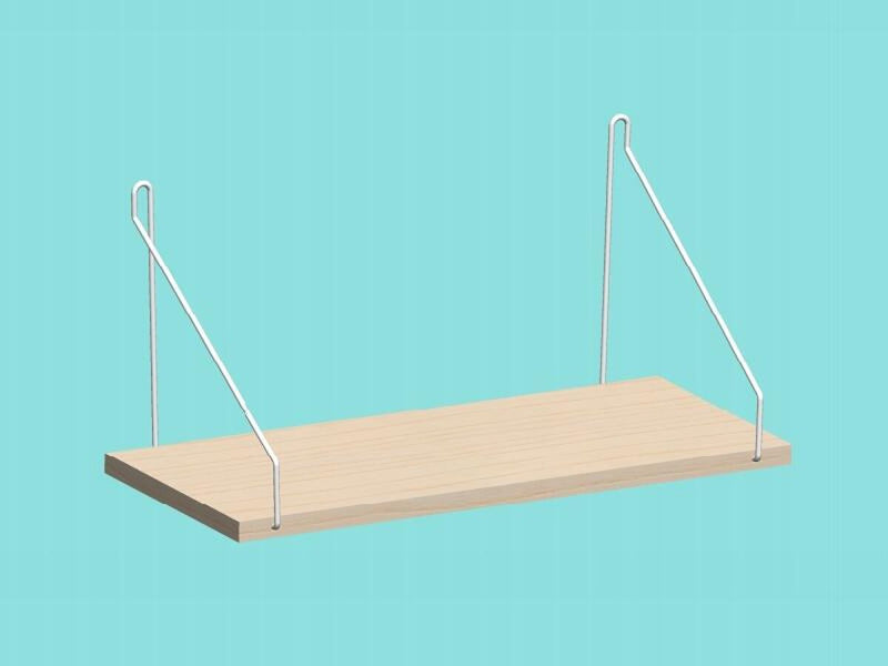 ウォールシェルフ（ナチュラル）幅３０ｃｍ×奥行１３．５ｃｍ