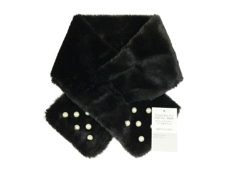 ティペット（エコファー、パール調、ＢＫ）１個入