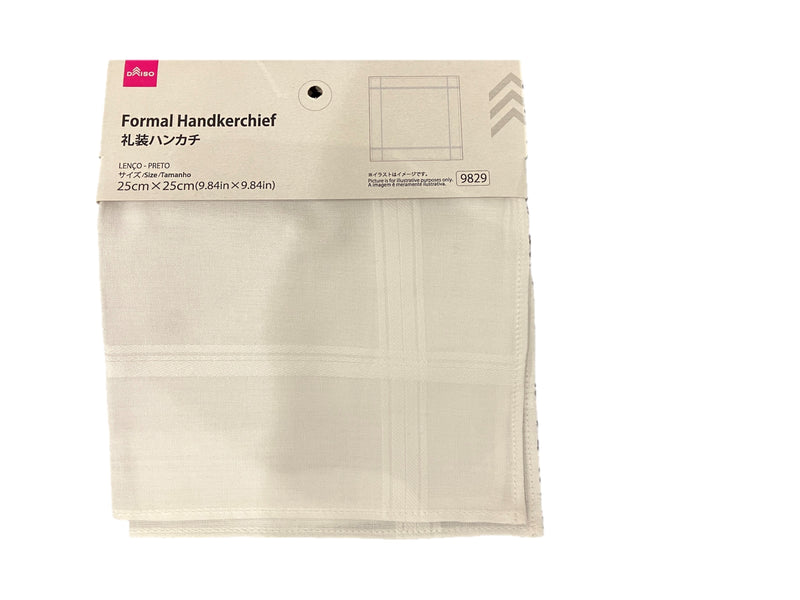 礼装ハンカチ（シロ）なし