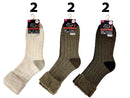 裏起毛パイルソックス（レディース、吸湿発熱、リブ調）
