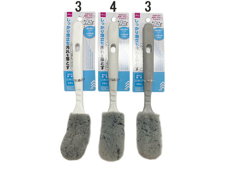 しっかり泡立ち汚れを落とすシューズブラシなし