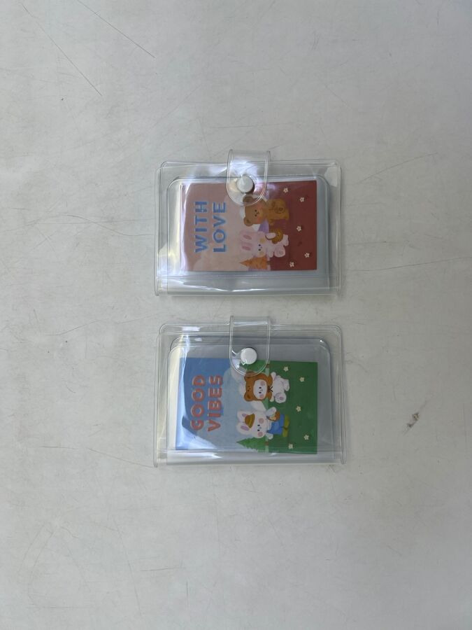 ＰＶＣカバーカードホルダー（１２ポケット、うさぎ）