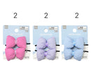 ヘアポニー（ぷっくりリボン、２個）