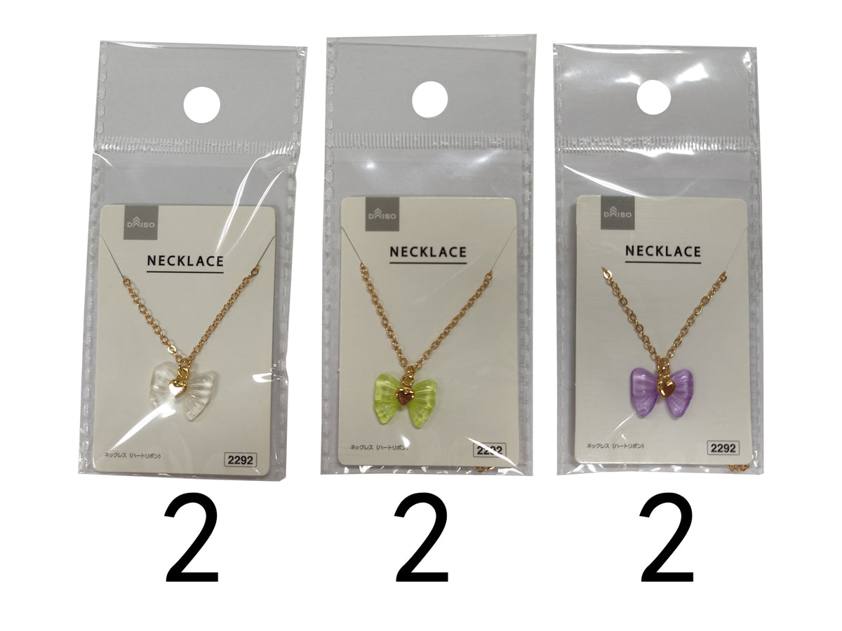 ネックレス（ハートリボン） -100均 通販 ダイソーオンラインショップ【公式】