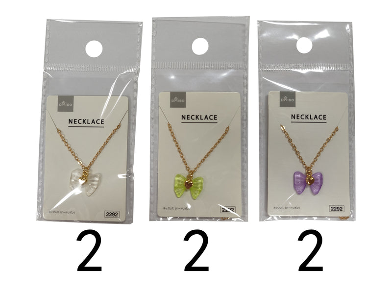 ネックレス（ハートリボン）