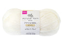 アクリル毛糸（Ａ１、ホワイト）５０ｇ