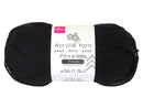 アクリル毛糸（Ａ６、ブラック）５０ｇ
