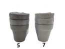素焼きテラコッタ植木鉢（３個）２号、直径６．５ｃｍ