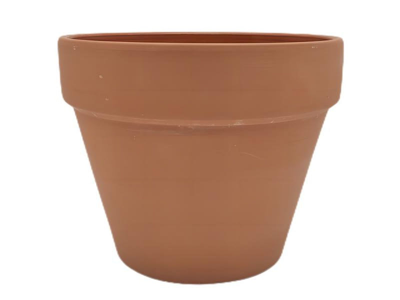 素焼きテラコッタ植木鉢７号、直径２１ｃｍ