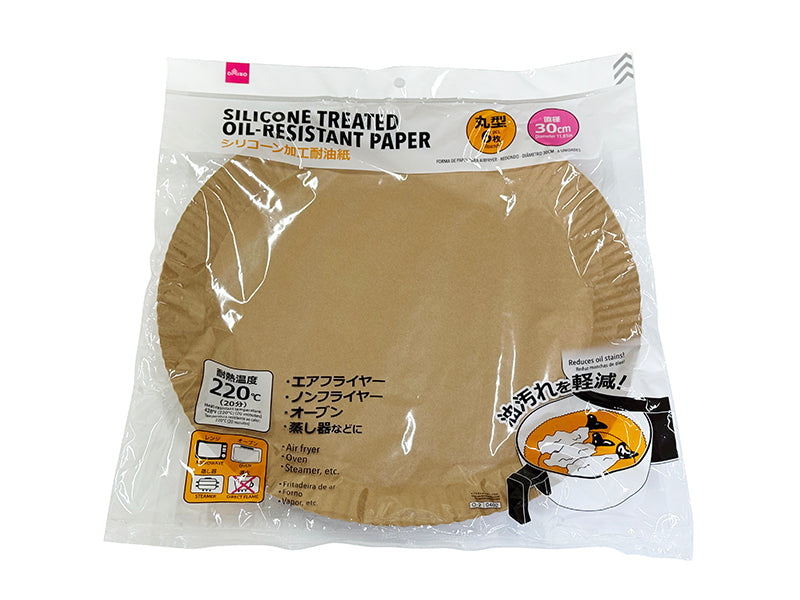 エアフライヤー用紙（丸型、６枚）直径３０ｃｍ