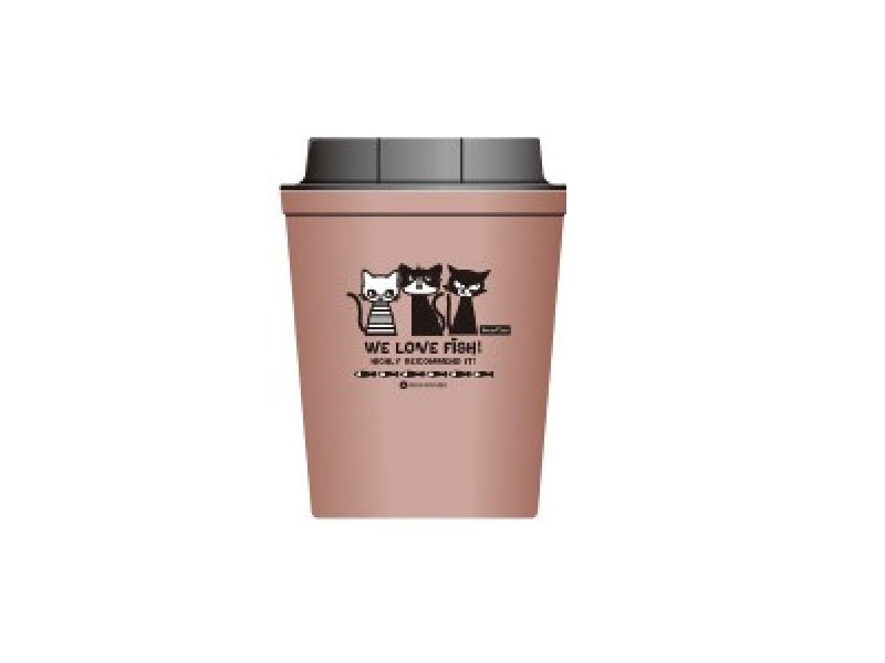 蓋付タンブラー（ストレイキャッツ柄）４１０ｍＬ