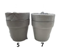 素焼きテラコッタ植木鉢（２個）３号、直径８ｃｍ