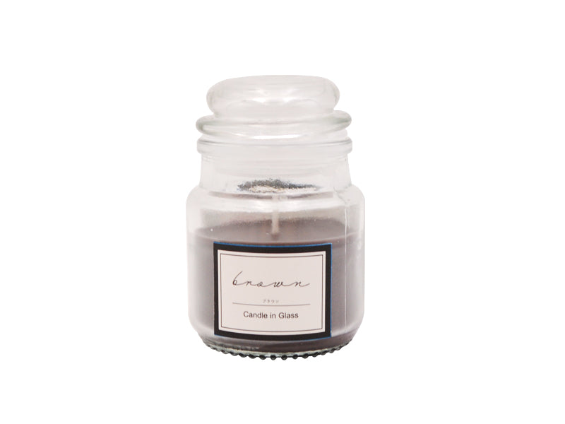 グラスインキャンドル（ブラウン）なし