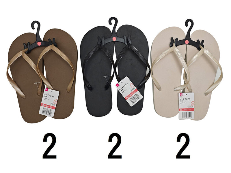 ビーチサンダル（無地）２２ｃｍ－２４ｃｍ