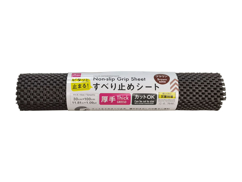 すべり止めシート（厚手、ブラウン）３０ｃｍ×１００ｃｍ