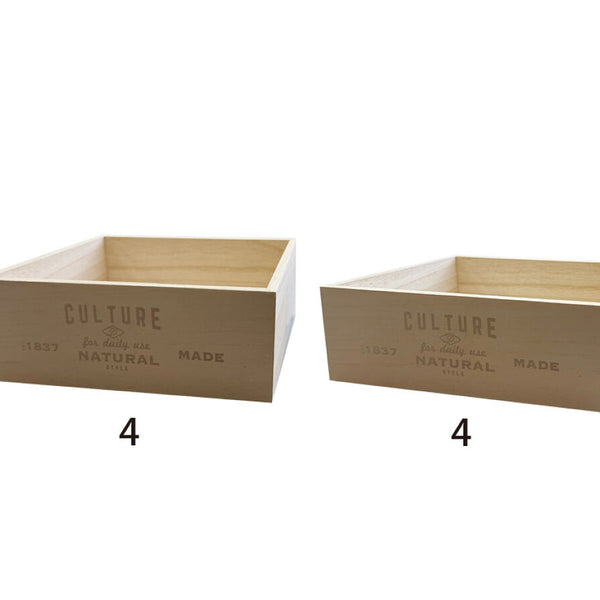 木製BOX（CULTURE、A） -100均 通販 ダイソーオンライン