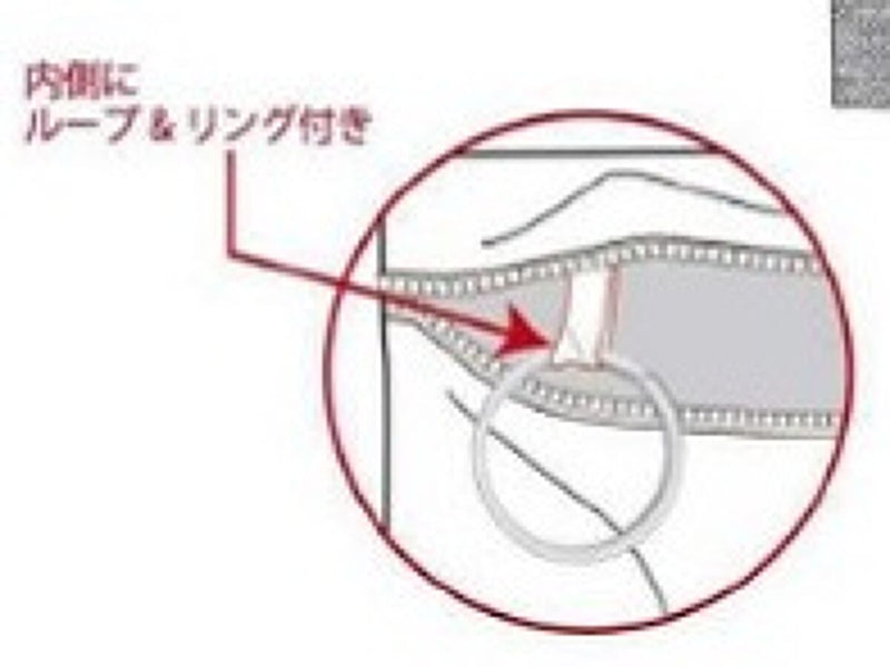 トラベルコットン混ポーチ（グレー・青）