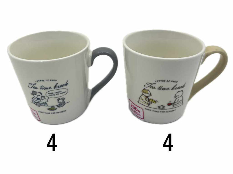 マグカップ（ネコ＆ネズミ）３２０ｍＬ