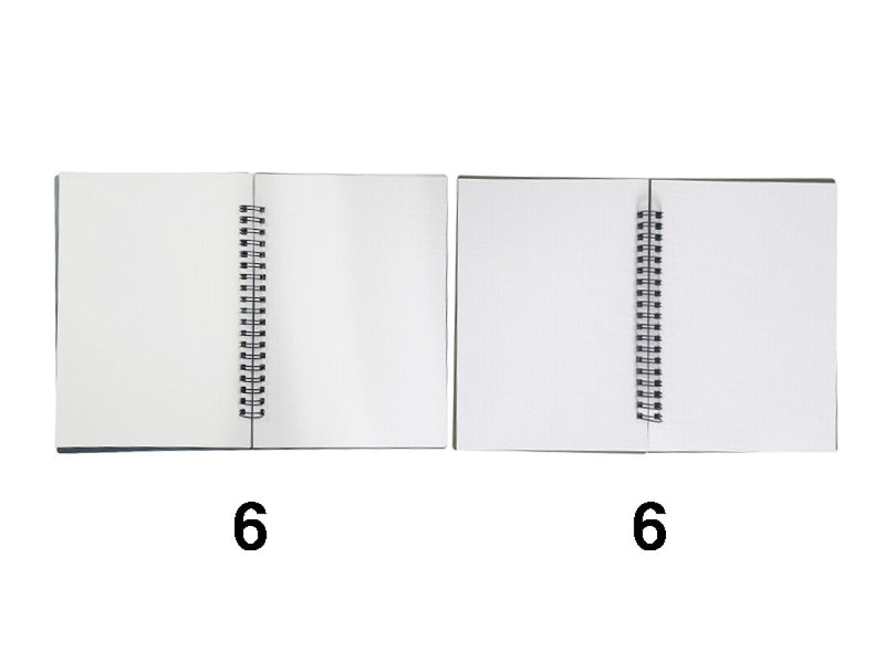 ペンが挟めるリングノート（３０枚、Ａ５、モスグリーン、ブルー）