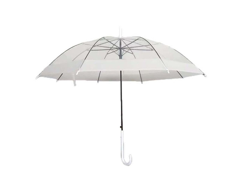 バイカラー傘（ＷＨ×クリア）