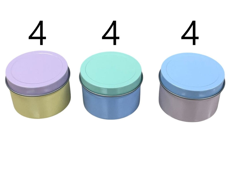 丸缶（カラフル）６ｃｍ×４．２ｃｍ