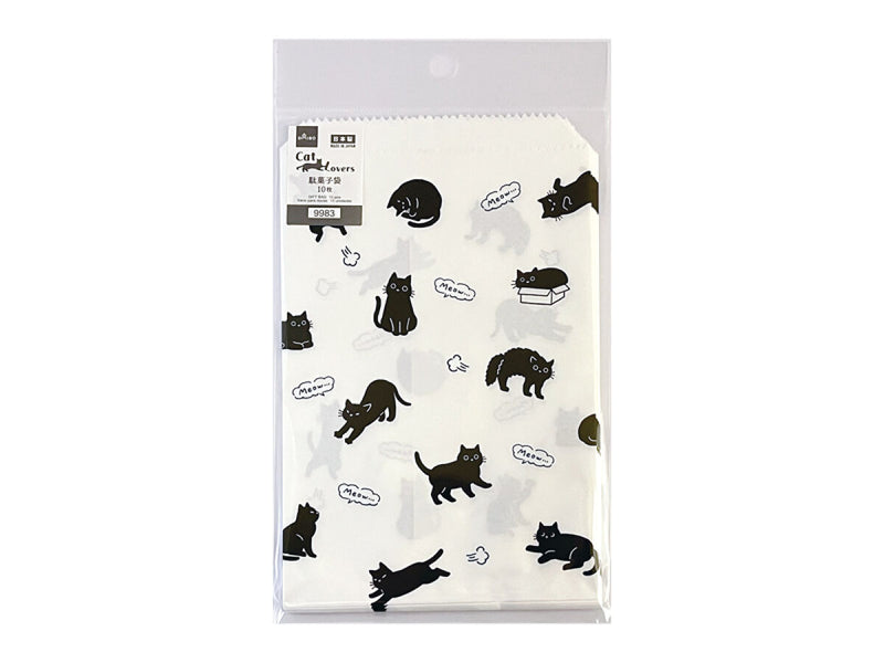 駄菓子袋（猫文具、黒猫）