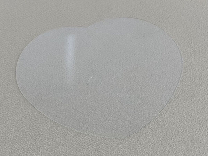 ＵＶレジン用クリアフィルム（レジンシェイカーパーツ、ハート、１２枚）