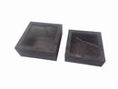 ストーン調コレクションＢＯＸ（ダークカラー、正方形）