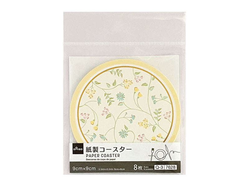コースター（花柄）
