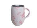 ステンレスマグ（フタ付、花柄１）_３３０ｍＬ