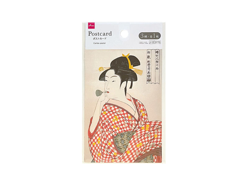ポストカード（浮世絵、人）