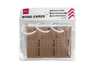 方眼単語カード（６０枚、３個）３０ｍｍ×６５ｍｍ