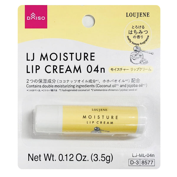LJ モイスチャー リップクリーム 04nはちみつの香り×3．5g×1
