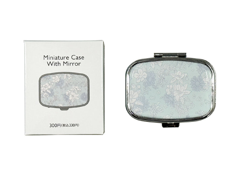 ミラー付ミニケース（スクエア、ＢＬ）