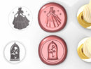 スタンプヘッド、シーリングスタンプ用（美女と野獣）なし