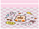底マチジッパーバッグ（韓国スタイルキャラクター、４枚）１２ｃｍ×１８ｃｍ×５．５ｃｍ