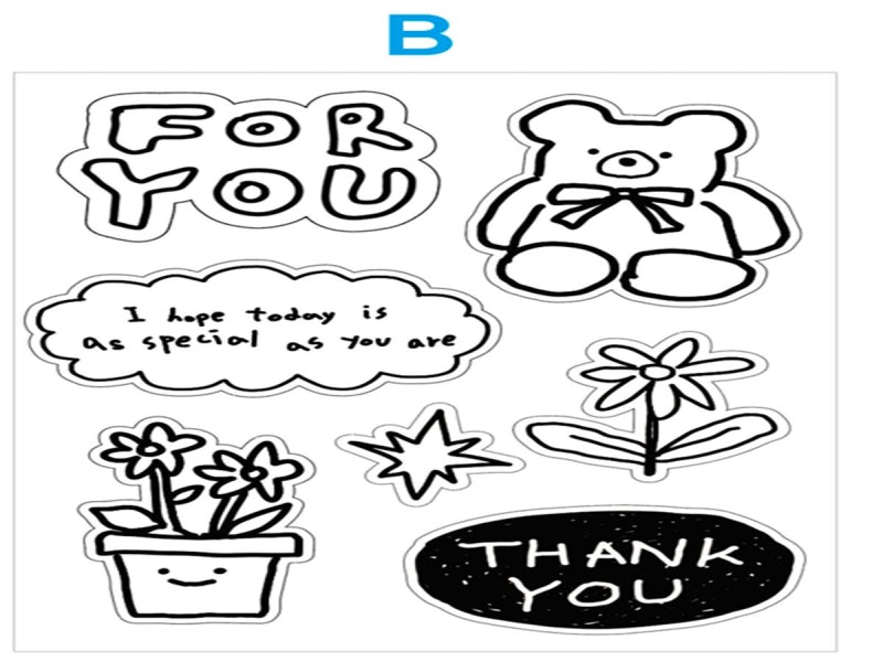 ギフトシール（韓国スタイルドローイング）