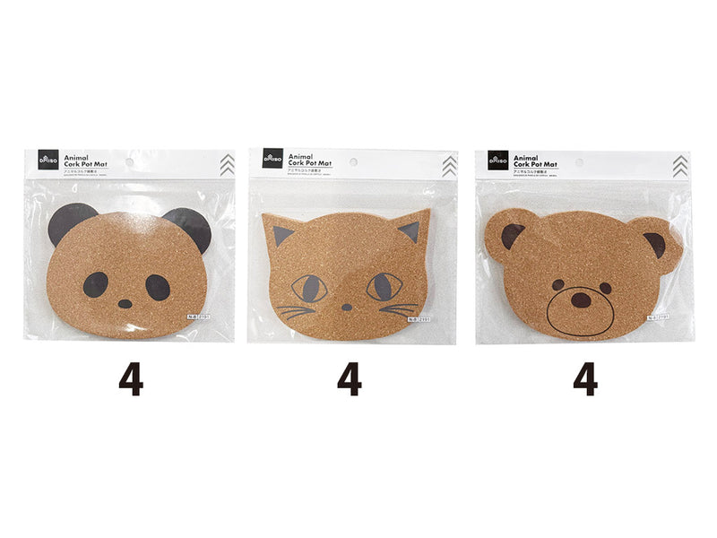 アニマルコルク鍋敷きなし