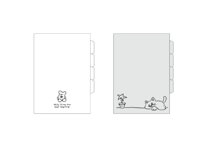 ３ポケットホルダー（韓国スタイルドローイング、Ａ４）